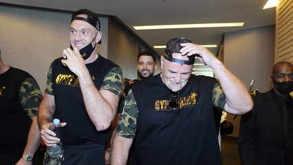 John Fury left bloodied as he clashes with Oleksandr Usyk’s camp in Riyadh