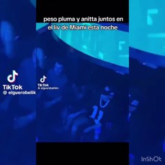 Anitta y Peso Pluma más que juntos en Miami