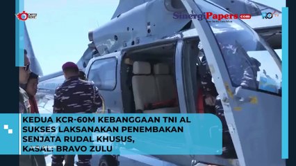 Kedua KCR-60M Kebanggaan TNI AL Sukses Laksanakan Penembakan Senjata Rudal Khusus