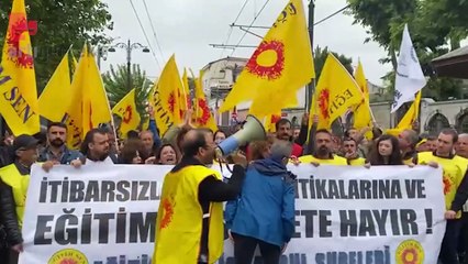 Meslek örgütleri İbrahim Okutgan için İl Milli Eğitim Müdürlüğüne yürüyor