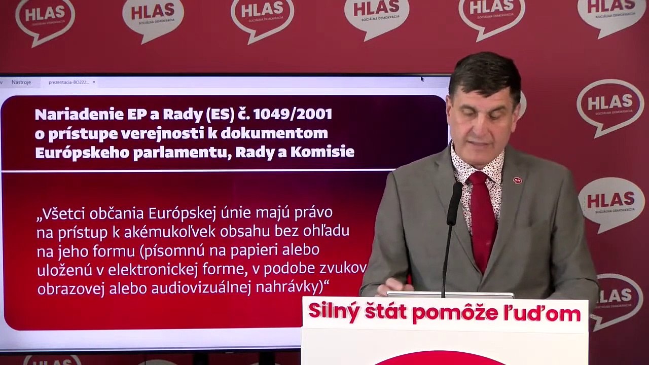 ZÁZNAM: Ondruš: Hlas-SD by odmietol opätovnú nomináciu von der Leyenovej