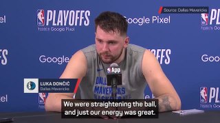 'I hope that's not live' - Unusual sound interrupts Doncic's press conference
