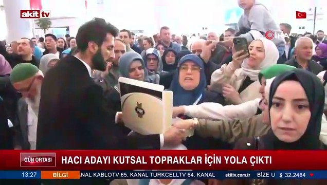 Hacı adayları kutsal topraklar için yola çıktı