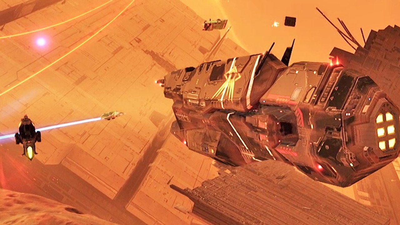 Homeworld 3: unser mutterschiff wird angegriffen und wir halten dagegen