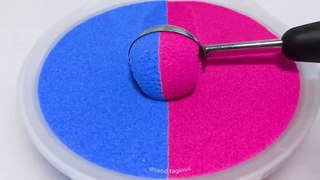 Very Satisfying and Relaxing Kinetic Sand ASMR | drop and squish