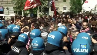 Stati Generali Natalità, scontri tra polizia e studenti a Roma