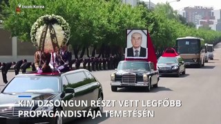 Kim Dzsongun részt vett első számú propagandistájának temetésén