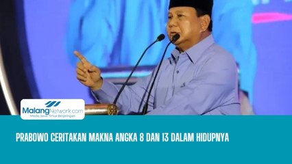 Prabowo Ungkap Makna Angka 8 dan 13 Dalam Hidupnya