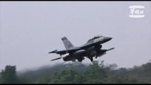 Le forze aeree di Taiwan si esercitano con missili e bombe
