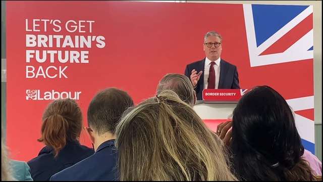Keir Starmer visits Kent to set out Labour's border security and small boats policy