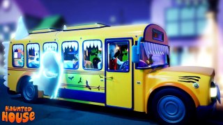 Spooky Wheels On The Bus Go Round and Round + More Halloween Nursery Rhymes for Kids