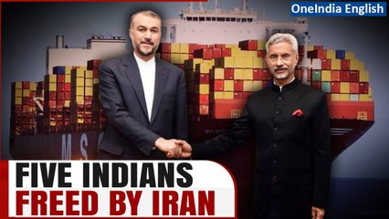 Download Video: Diplomatic Triumph: Remaining 5 Indian Sailors Released from Seized MSC Aries Ship by Iran |Oneindia