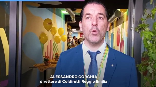 Via al mercato coperto Coldiretti a Reggio Emilia, la video intervista al direttore Corchia