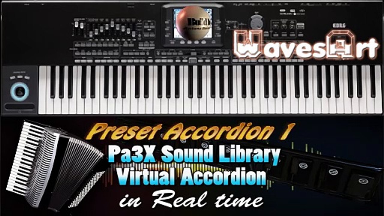 Korg Pa4X Pa3X Virtual Accordion