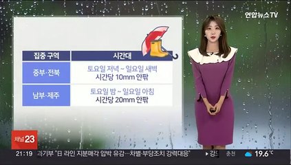 [날씨] 지난 연휴 이어 주말 또다시 비…강풍 주의