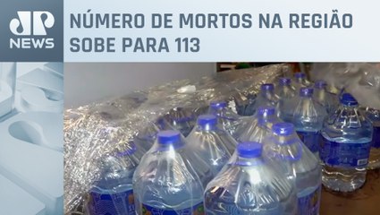 Supermercado no RS tem limitação de um galão de água por pessoa