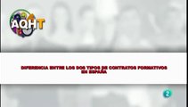 DIFERENCIA ENTRE LOS DOS TIPOS DE CONTRATOS FORMATIVOS EN ESPAÑA