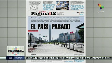 Enclave Mediática 10-05 Argentina vive una fuerte recesión económica