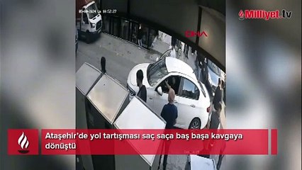 İstanbul'da kadınların kavgası! Kolonya şişesiyle saldırdı