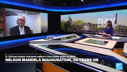 30 years ago,  Nelson Mandela became the first black president of South Africa
