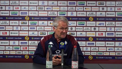 Strasbourg - Metz, la conférence d'avant match