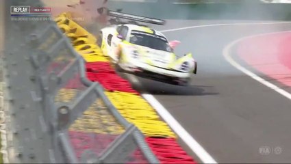 WEC 6H Spa 2024 Qualifying Malykhin Huge Crash