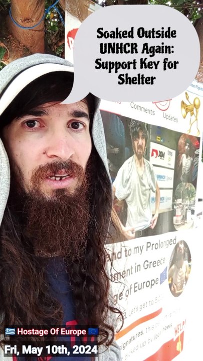 Soaked Outside UNHCR Again: Support Key for Shelter