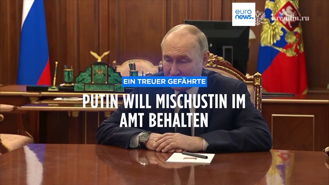 Treuer Gefährte: Russlands Präsident Putin will Ministerpräsident Mischustin nahe bei sich behalten