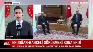 Cumhurbaşkanı Erdoğan ve Bahçeli Beştepe'de görüştü