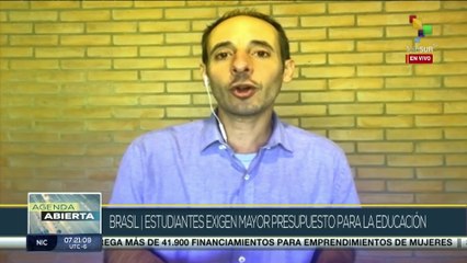 Estudiantes en Brasil exigen un mayor presupuesto para la educación