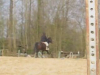 Ma maman et moi au cheval