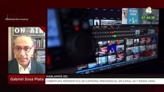 Cobertura periodística de campaña presidencial en Canal 44 Y Radio UdeG: Gabriel Sosa Plata