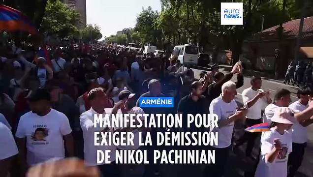 Arménie : Manifestation monstre pour réclamer la démission de Nikol Pachinian