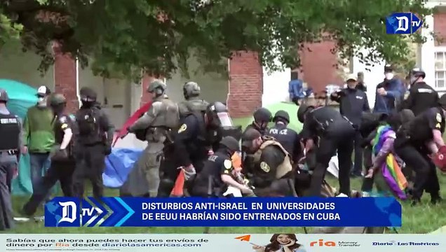 Activistas anti-Israel en universidades de EEUU habrían sido entrenados en Cuba/El Diario en 90 segundos