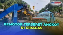 Sopir Mabuk, Angkot Ugal-Ugalan Tabrak Sejumlah Kendaraan di Ciracas