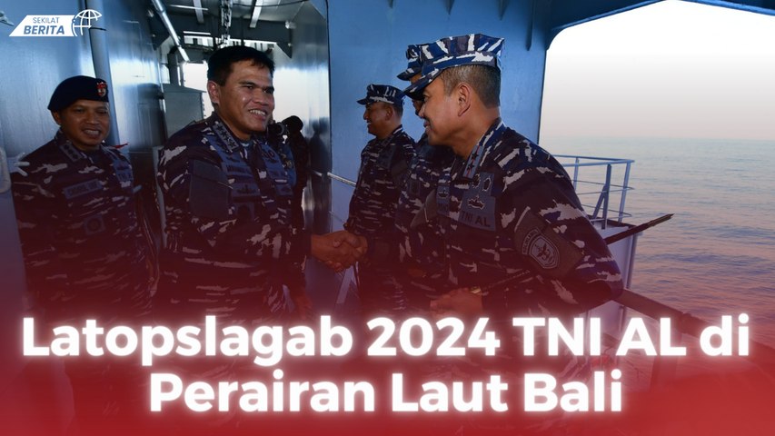 Latopslagab 2024 TNI AL di Perairan Laut Bali