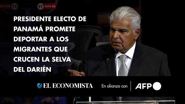 Presidente electo de Panamá promete deportar a los migrantes que crucen la selva del Darién