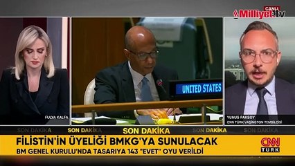 Filistin tasarısı BM'de onaylandı! BMGK'da oylanacak