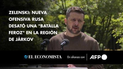 Zelenski: nueva ofensiva rusa desató una "batalla feroz" en la región de Járkov