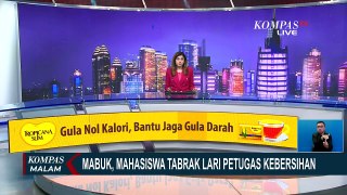 Mahasiswa Mabuk Tabrak Lari Petugas Kebersihan di Malang
