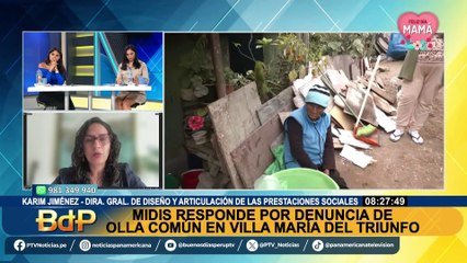 Midis responde por denuncia de olla común en VMT por falta de apoyo