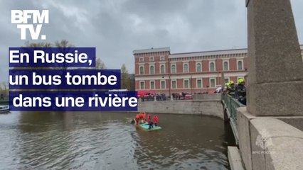 Russie: au moins trois morts dans la chute d'un bus dans une rivière à Saint-Pétersbourg