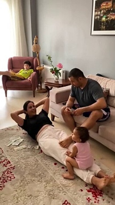 Funny video baby with mummy