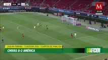 América Femenil derrota a Chivas y se pone a un paso de la Semifinal