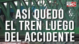 Choque de trenes en Palermo: comenzó el peritaje sobre el puente que podría derrumbarse