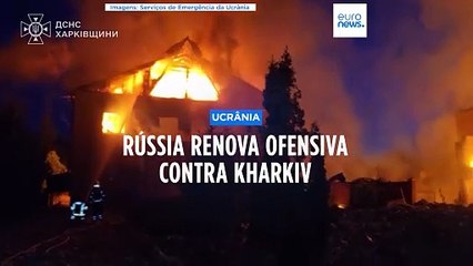 Rússia tenta penetrar defesas ucranianas na região de Kharkiv