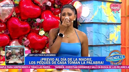 ¿Christian Domínguez casi se quiebra al mandar saludo a las mamás de sus hijos?