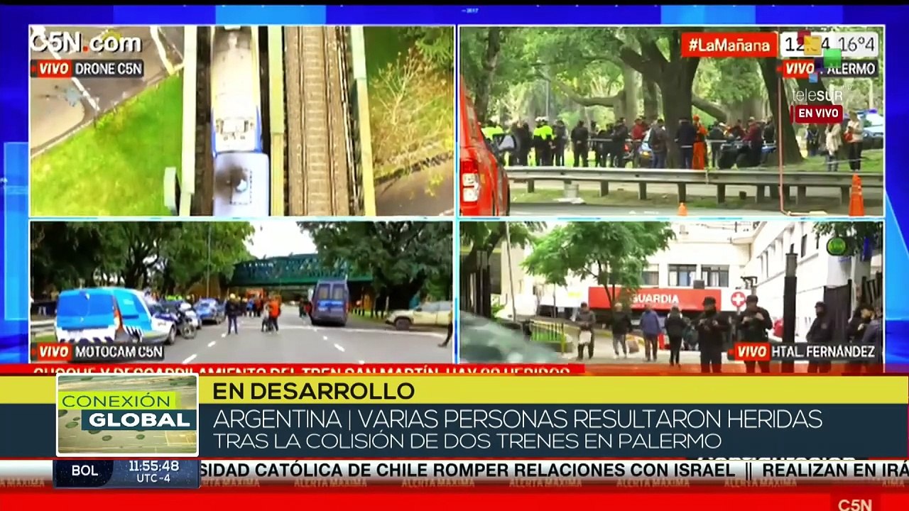 En Argentina varias personas resultaron heridas tras choque de dos trenes