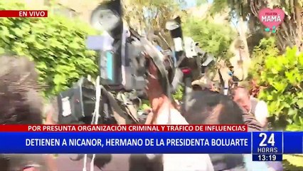 Nicanor Boluarte es trasladado por la Diviac y asegura que es inocente