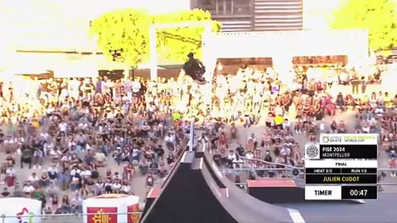 Julien Cudot - 1st Place World Skate Roller Freestyle Park World Cup 2024 #FISEMontpellier 2024